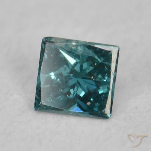 9,17 ctw natürlicher Grün Diamant, Quadrat, VS-SI