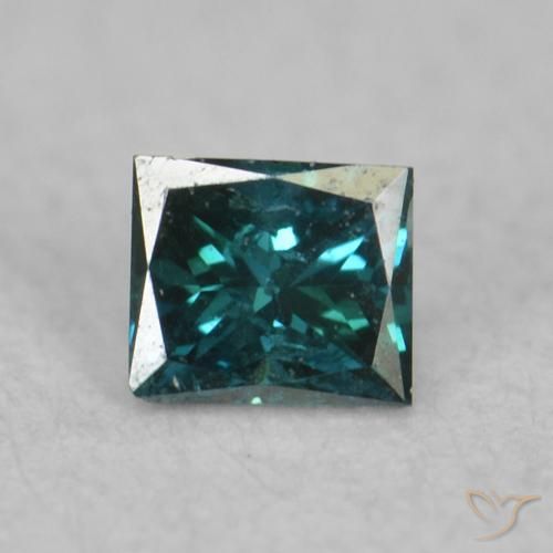 0.05ct Natürlicher Blau Diamant, Quadrat, VS-SI