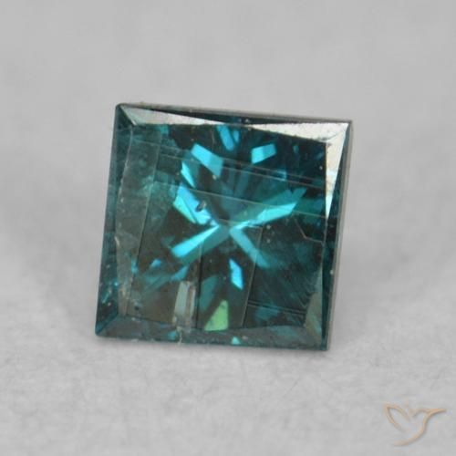 9,17 ctw natürlicher Blau Diamant, Quadrat, VS-SI