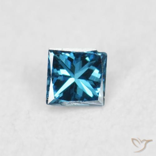 0.02ct Natürlicher Blau Diamant, Quadrat, VS-SI