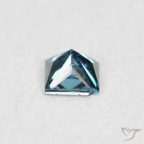 9,17 ctw natürlicher Blau Diamant, Quadrat, VS-SI