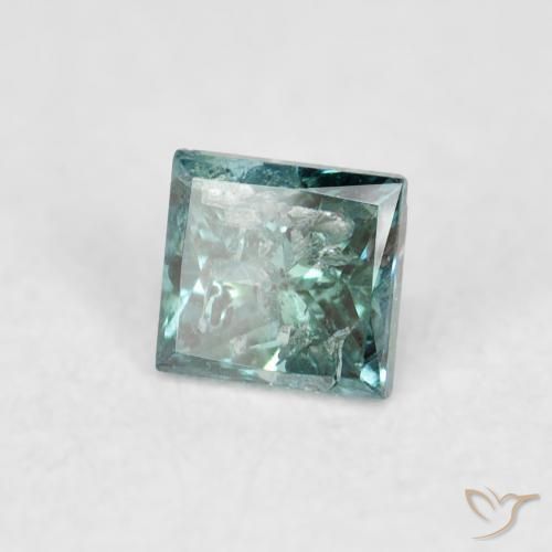 9,17 ctw natürlicher Grün Diamant, Quadrat, SI