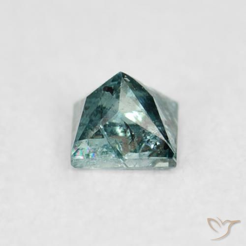 9,17 ctw natürlicher Grün Diamant, Quadrat, SI