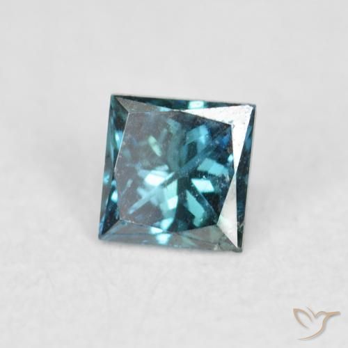 9,17 ctw natürlicher Blau Diamant, Quadrat, VS-SI