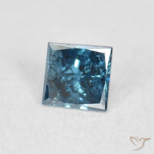 9,17 ctw natürlicher Blau Diamant, Quadrat, VS-SI