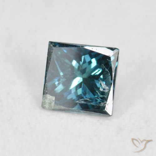 9,17 ctw natürlicher Blau Diamant, Quadrat, SI