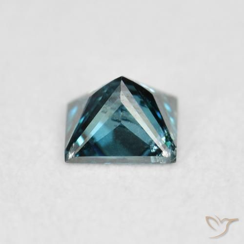 9,17 ctw natürlicher Blau Diamant, Quadrat, SI