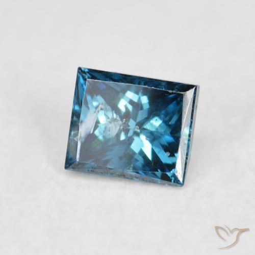 9,17 ctw natürlicher Blau Diamant, Quadrat, VS-SI