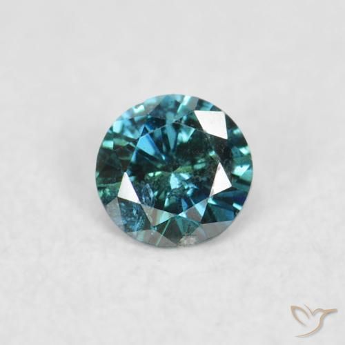 0.05ct Natürlicher Grün Diamant, Runden, VS-SI
