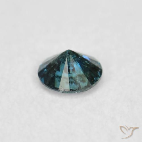 9,17 ctw natürlicher Grün Diamant, Runden, VS-SI