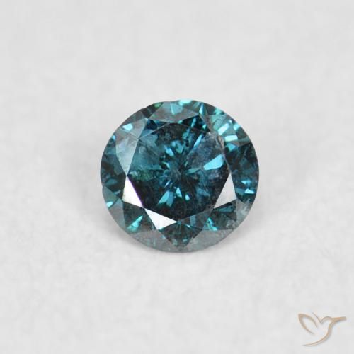 0.05ct Natürlicher Blau Diamant, Runden, VS-SI