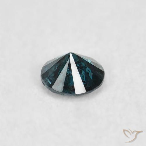 9,17 ctw natürlicher Blau Diamant, Runden, VS-SI