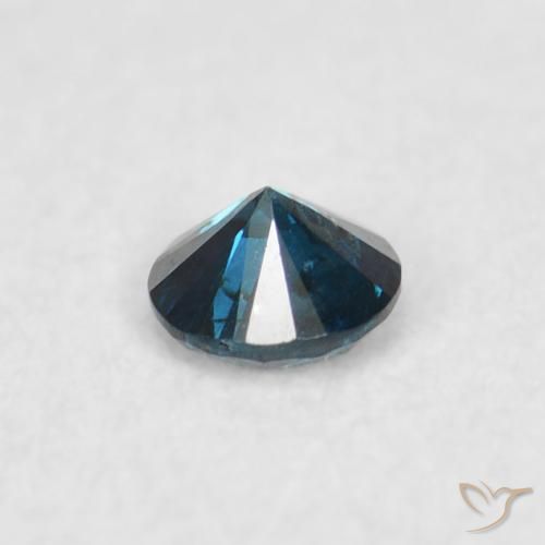 9,17 ctw natürlicher Blau Diamant, Runden, VS-SI