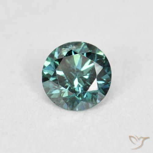 9,17 ctw natürlicher Grün Diamant, Runden, VS-SI