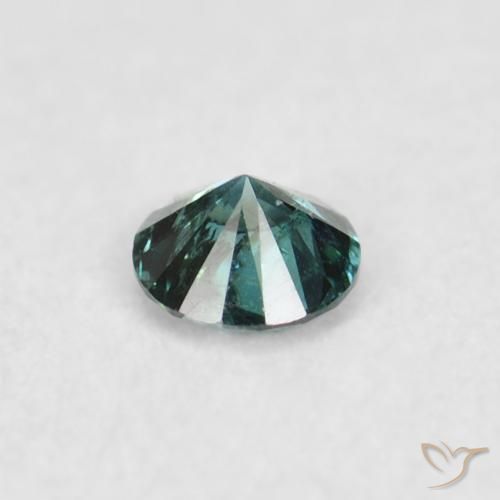9,17 ctw natürlicher Grün Diamant, Runden, VS-SI