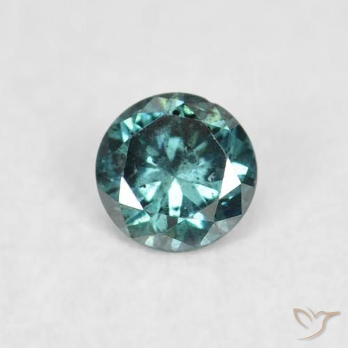 0.05ct Natürlicher Grün Diamant, Runden, VS-SI