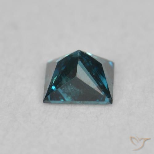 9,17 ctw natürlicher Blau Diamant, Quadrat, VS