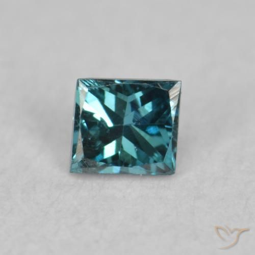 0.07ct Natürlicher Blau Diamant, Quadrat, VS