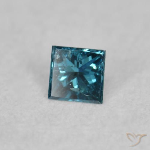 9,17 ctw natürlicher Blau Diamant, Quadrat, VS