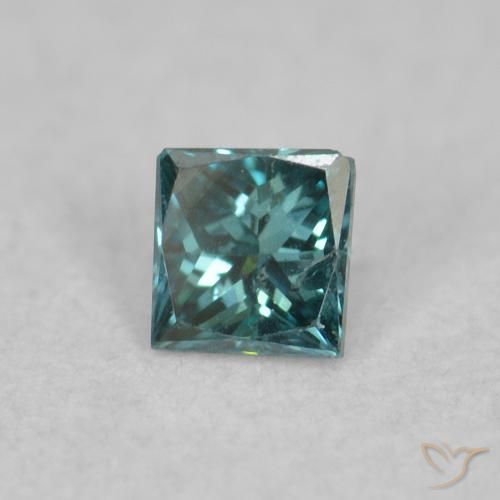 9,17 ctw natürlicher Blau Diamant, Quadrat, VS