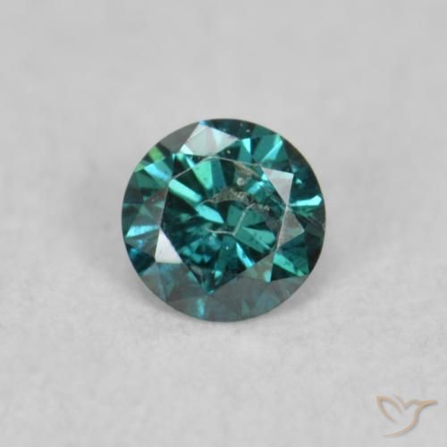 0.05ct Natürlicher Grün Diamant, Runden, SI