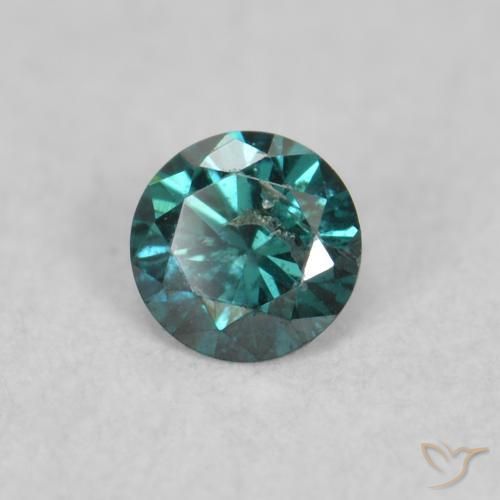 9,17 ctw natürlicher Grün Diamant, Runden, SI
