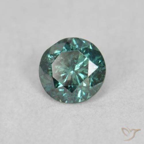 9,17 ctw natürlicher Grün Diamant, Runden, SI