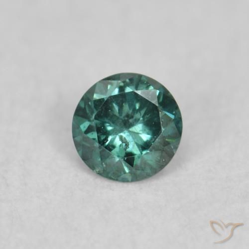 0.05ct Natürlicher Grün Diamant, Runden, SI
