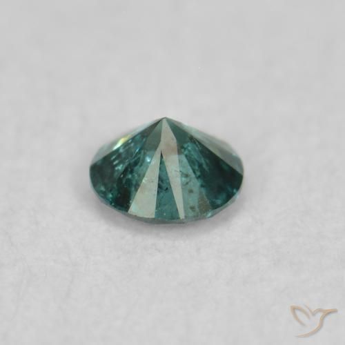 9,17 ctw natürlicher Grün Diamant, Runden, SI