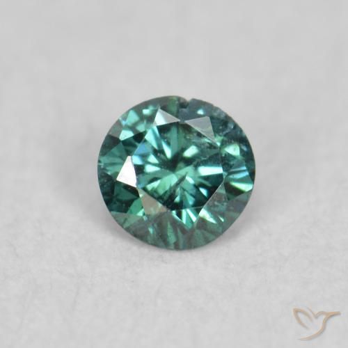 0.05ct Natürlicher Grün Diamant, Runden, SI