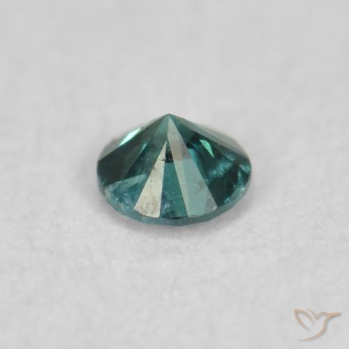 9,17 ctw natürlicher Grün Diamant, Runden, SI