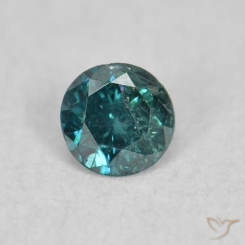 0.05ct Natürlicher Grün Diamant, Runden, SI