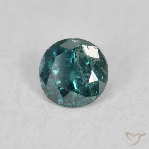 9,17 ctw natürlicher Grün Diamant, Runden, SI