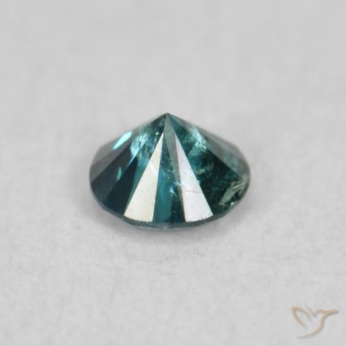 9,17 ctw natürlicher Grün Diamant, Runden, SI