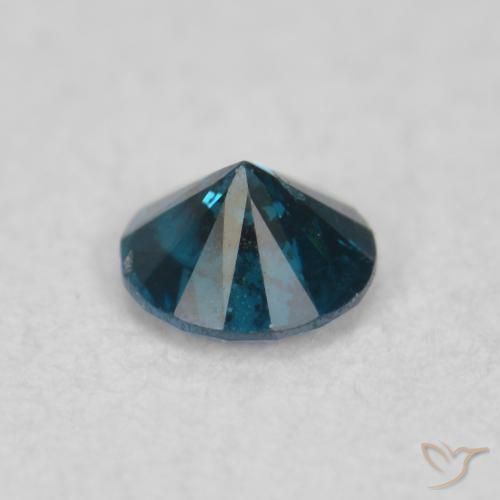 9,17 ctw natürlicher Blau Diamant, Runden, SI
