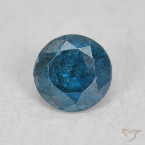 0.04ct Natürlicher Blau Diamant, Runden, SI