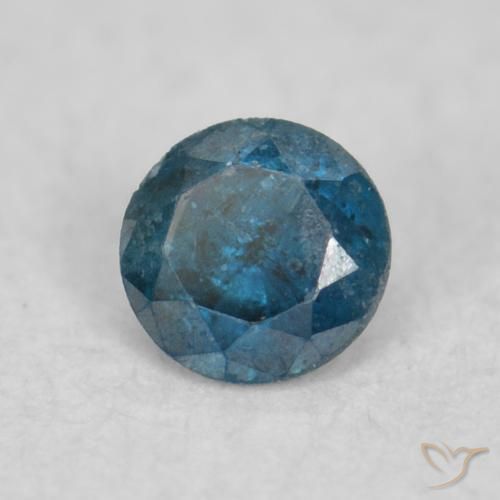 9,17 ctw natürlicher Blau Diamant, Runden, SI
