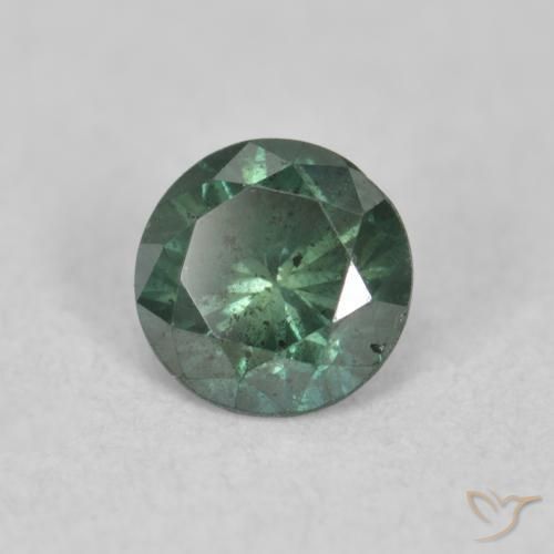 9,17 ctw natürlicher Grün Diamant, Runden, VS-SI