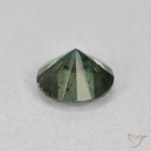 9,17 ctw natürlicher Grün Diamant, Runden, VS-SI