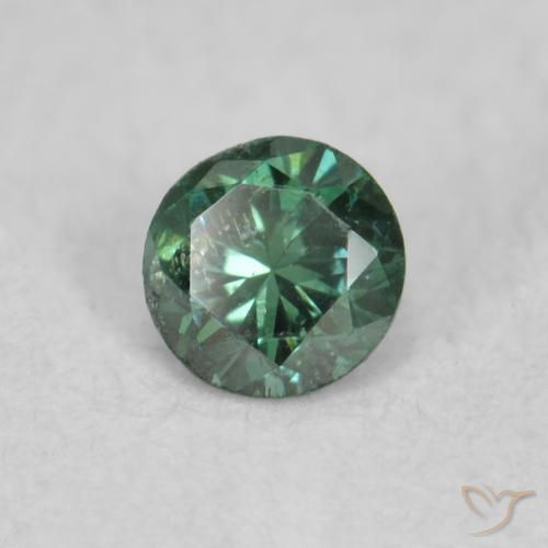 9,17 ctw natürlicher Grün Diamant, Runden, VS-SI