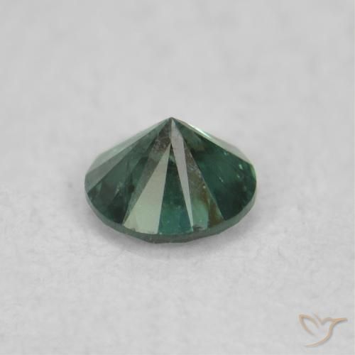 9,17 ctw natürlicher Grün Diamant, Runden, VS-SI