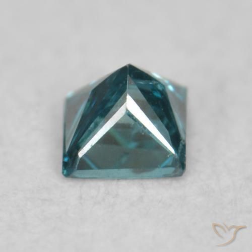 9,17 ctw natürlicher Blau Diamant, Quadrat, VS-SI