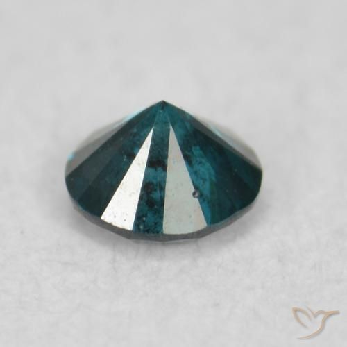 9,17 ctw natürlicher Blau Diamant, Runden, VS-SI