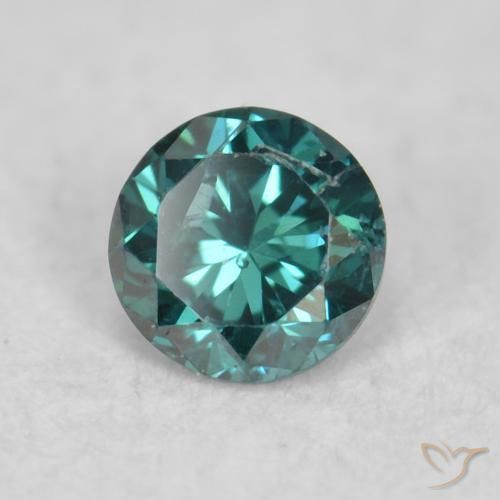 9,17 ctw natürlicher Grün Diamant, Runden, VS-SI
