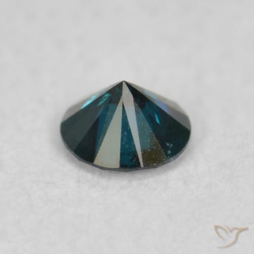 9,17 ctw natürlicher Blau Diamant, Runden, VS-SI
