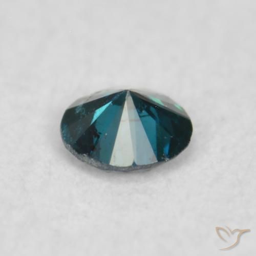 9,17 ctw natürlicher Blau Diamant, Runden, VS