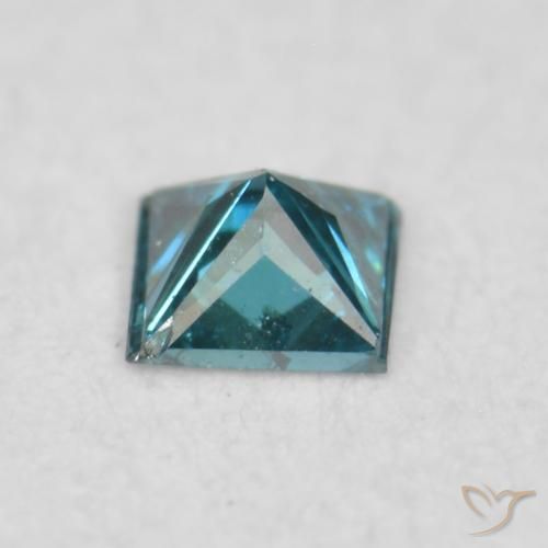 9,17 ctw natürlicher Blau Diamant, Quadrat, VS