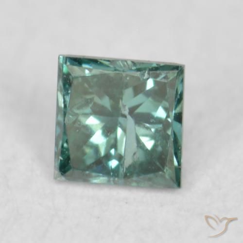 9,17 ctw natürlicher Grün Diamant, Quadrat, VS