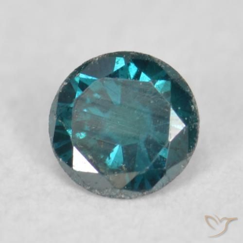 9,17 ctw natürlicher Blau Diamant, Runden, VS