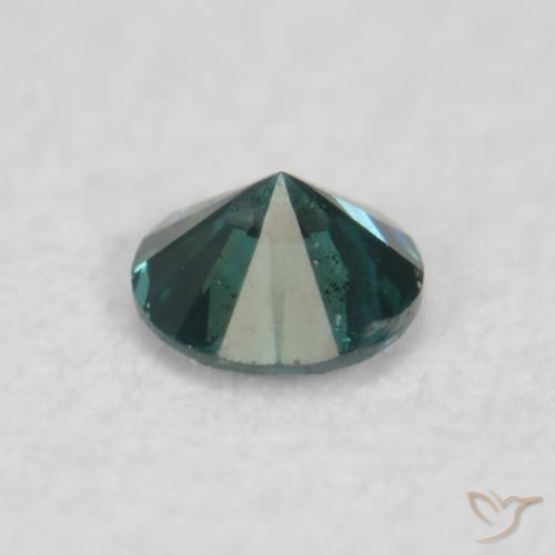9,17 ctw natürlicher Grün Diamant, Runden, VS